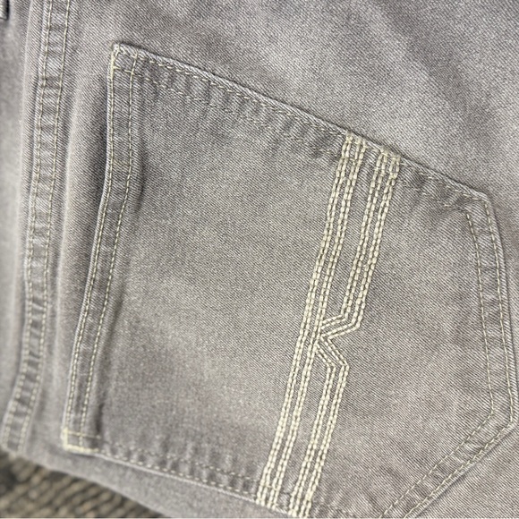 Buffalo David Bitton Light Gray Slim Straight Jeans 32/30 - Picture 8 of 13